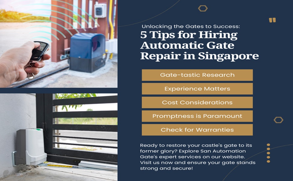 automatic gate repair experts in Singapore!